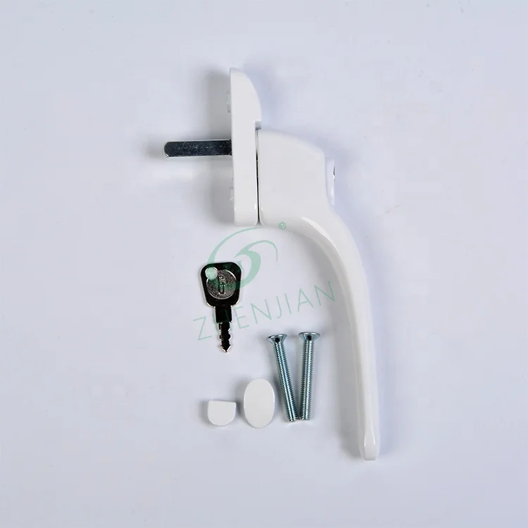 Safety High End Zinc Alloy Casement Window Handle Aluminum Window Handle Lock For Multi Poit Locking Window