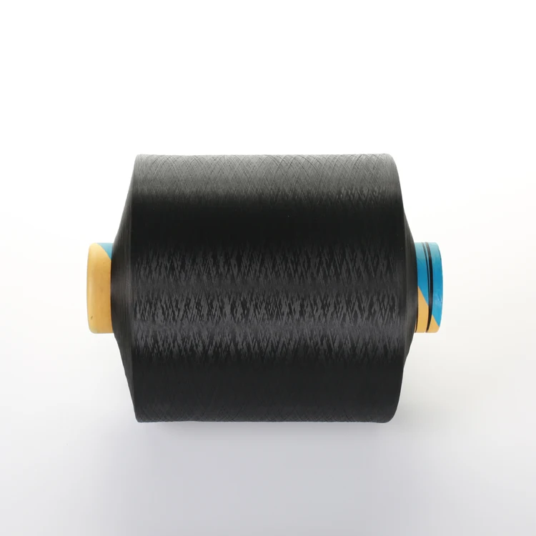 100% Polyester Draw Textured Yarn 300D/96F DTY Black