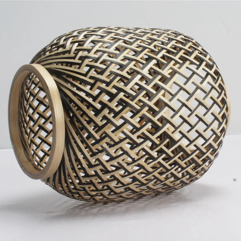 Садовая люстра, креативное освещение, чайный домик, бамбуковые фонари, художественные люстры, бамбуковый абажур