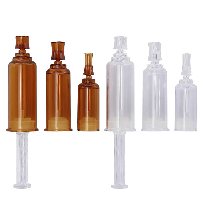 3/5/10/15/20ml wholesale pagoda break bottle toner plastic plum fresh-keeping bottle vacuum push bottle