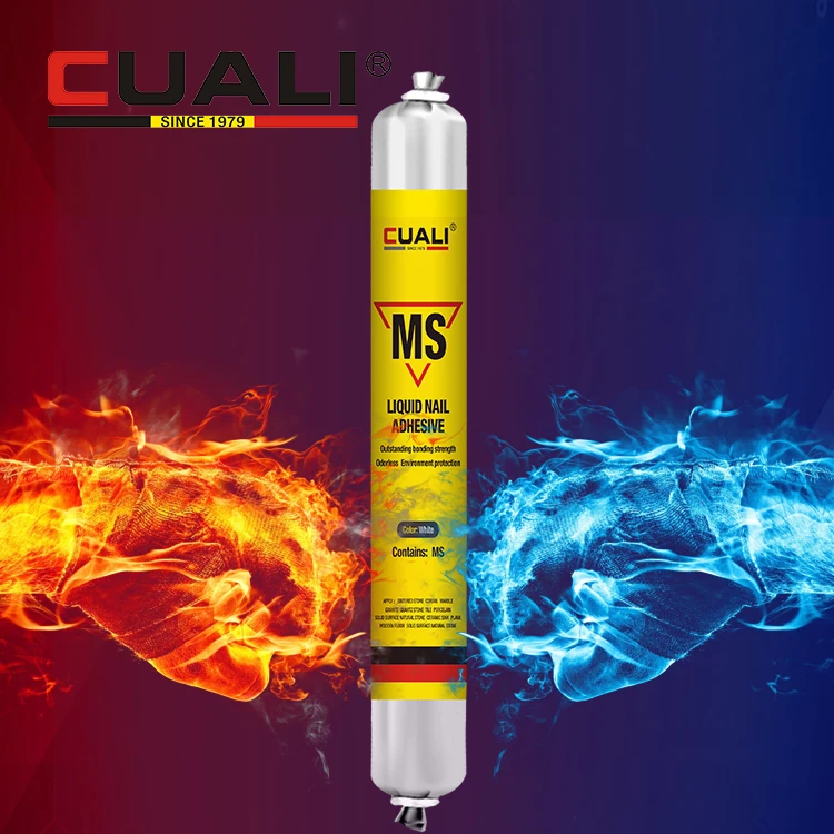 600ml Adhesive Ms Sealant Silicone Adhesive high toughness Windshield Modified Silane Silicone Sealant Adhesives