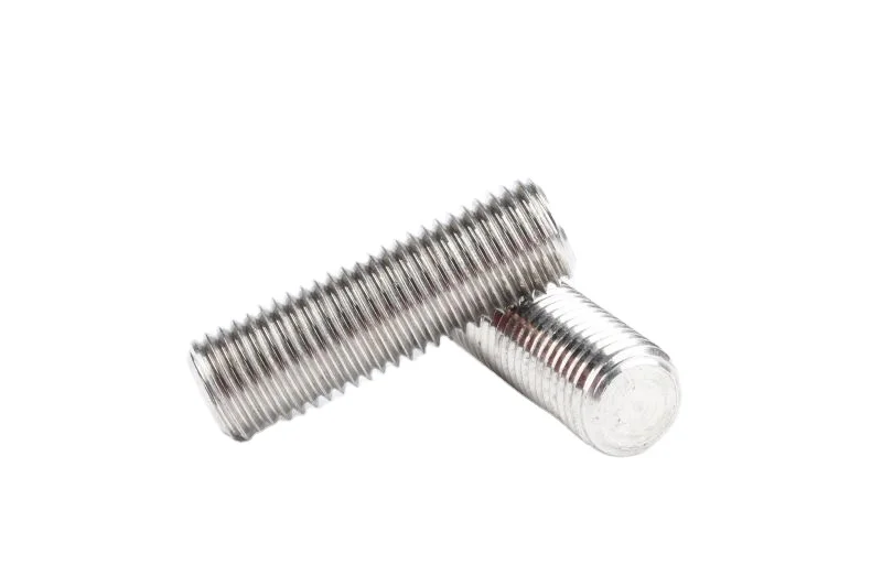 Reasonable Price Customized Carbon Steel  Threaded Stud m8 Stud Bolt Thread Bar Threaded Rod