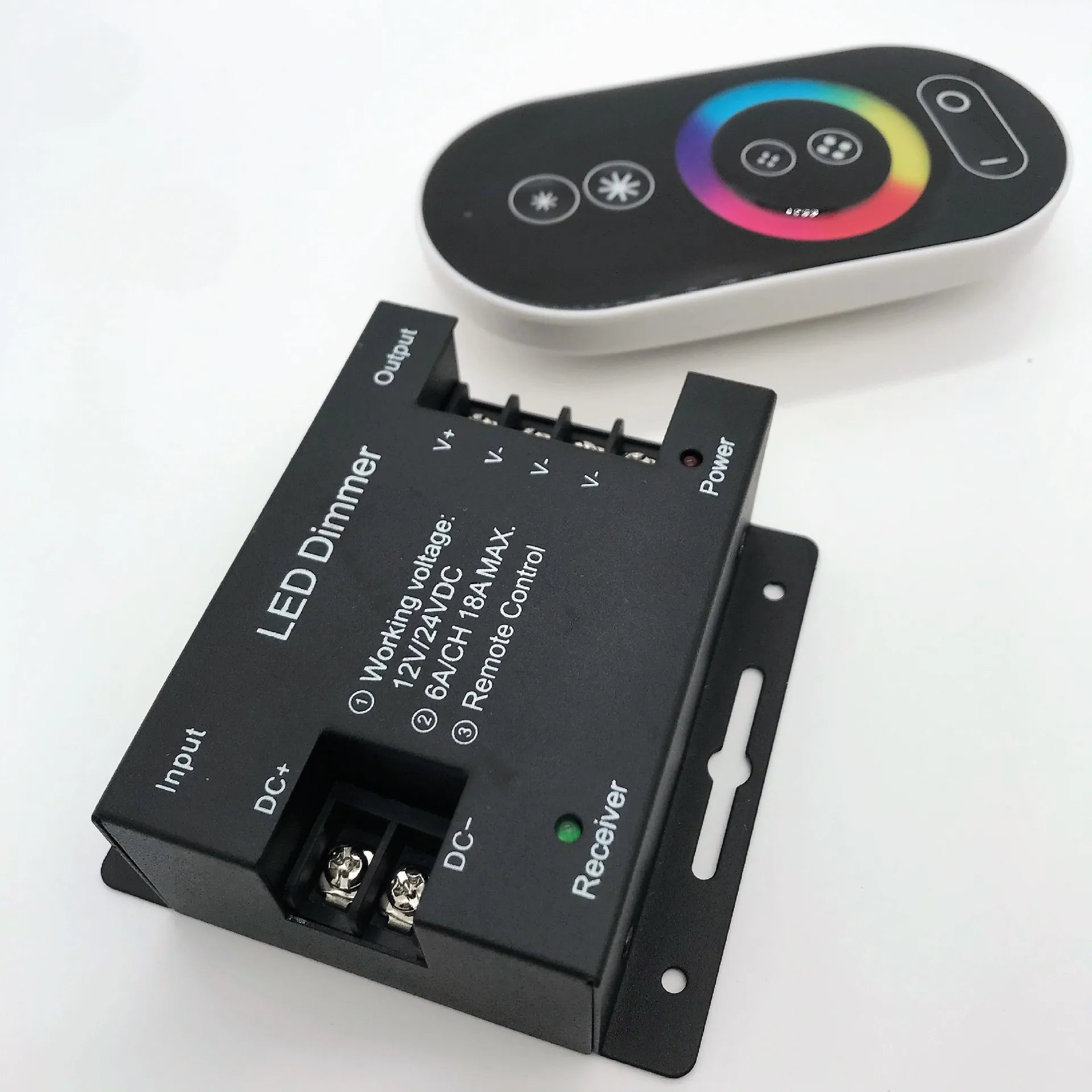 Контроллер светодиодной ленты 12-24 В беспроводной Радиочастотный сенсорный пульт дистанционного управления цветной