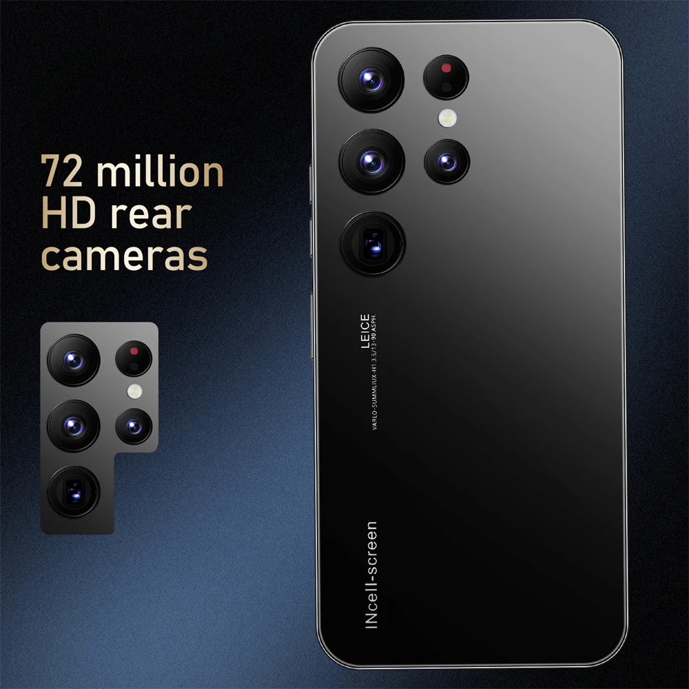 S23 ULTRA 16GB+1TB 7.2 Inch New Original Unlocked Game Cellphones 5G Mobiles Phones 16MP+32MP Telephone Smartphone