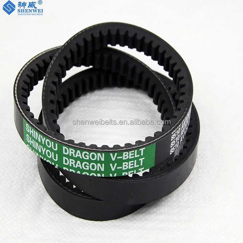 KAIFENG SHENWEI Wholesale factory price AVX XPZ XPA XPB Cogged Cut Raw edge v belt 10 X 750 La for agriculture and industrial