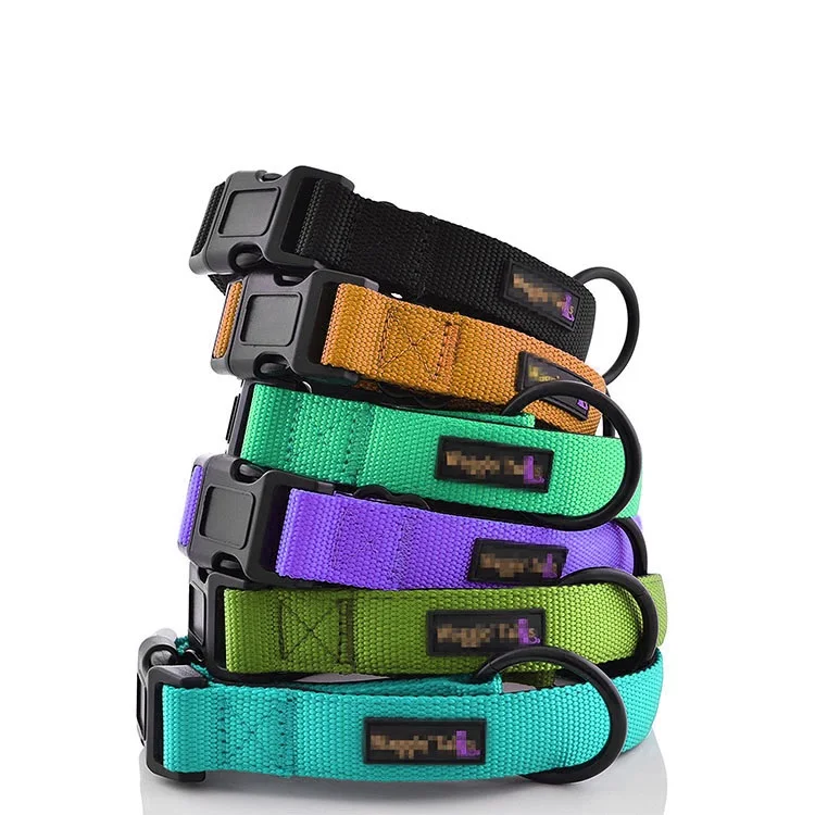 Pet accessories dog collars neoprene padded nylon collar for dogs training
