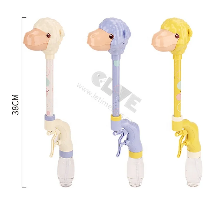 Summer hot sale squirt gun kids Outdoor Toys cute  white Alpaca water gun toys for Kids ABS  Plastic water gun for child