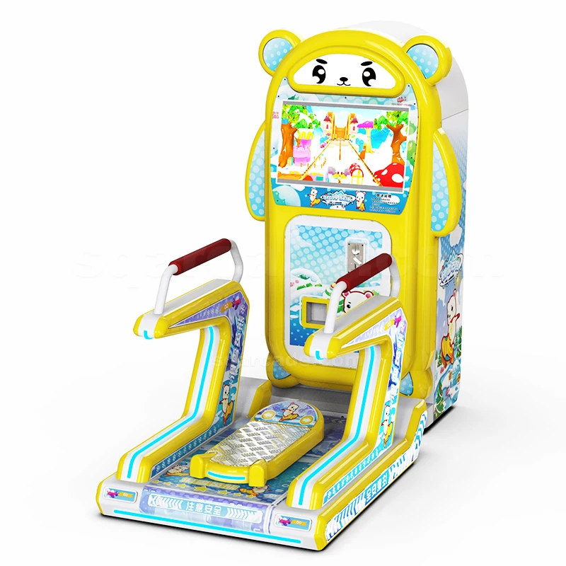 Amusement arcade ski machine coin operated kid ski hero skiing video game machine for sell