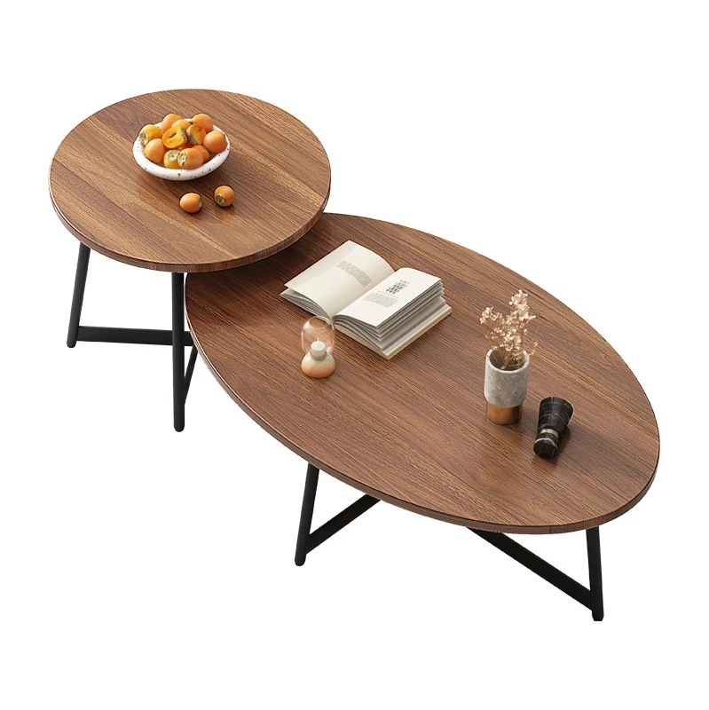 
2021 modern hotel mdf metal coffee salon shop side table antique decor live edge 