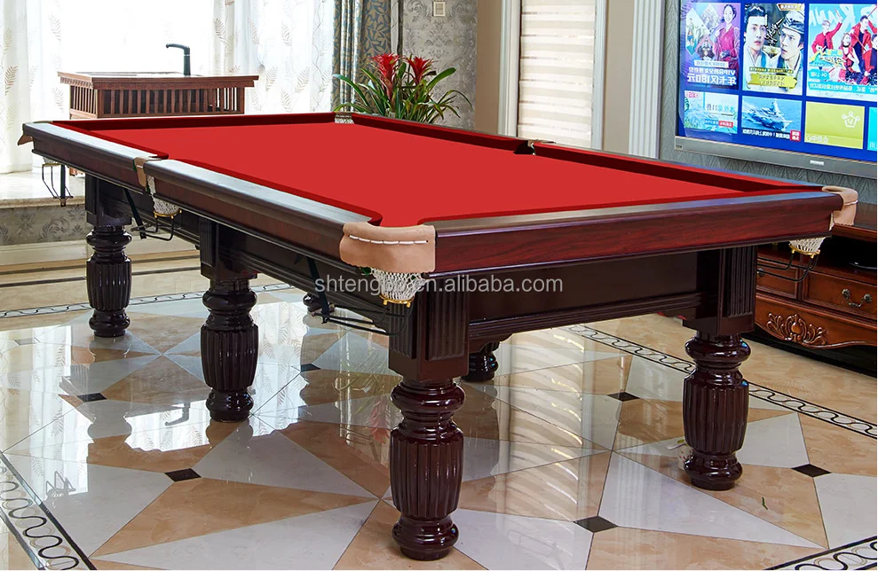 Solid wood slate billiard 8 ball pool table with cheap price for sale