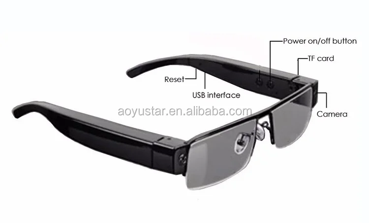 Newest HD mini digital camera glasses V13,glasses camera 1080p   office hidden camera