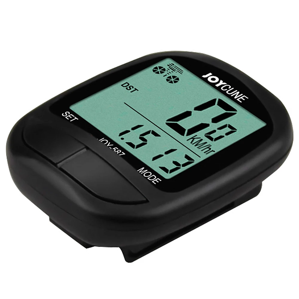 Bike Computer Bicycle Waterproof Wired Speedometer and Odometer Stopwatch Cycle Bike Computer with LED Display for Cycle