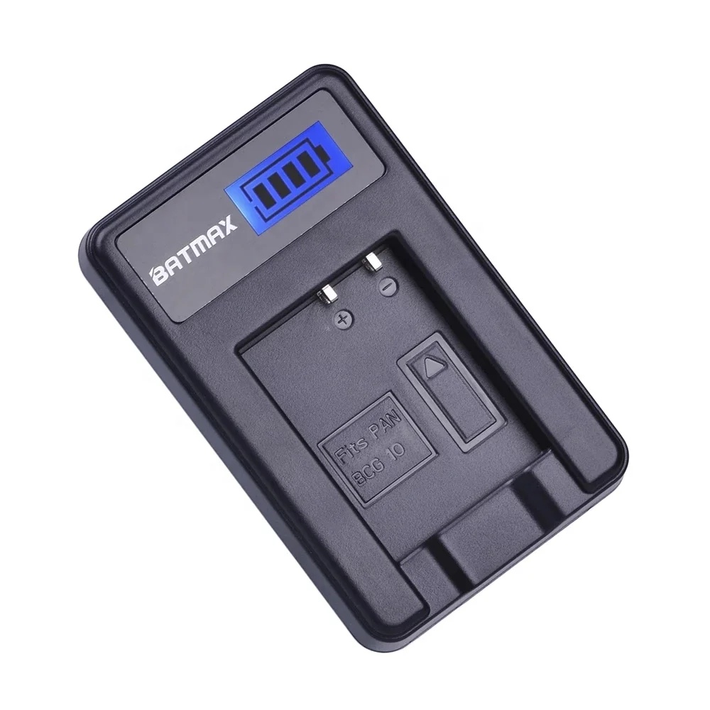 DMW-BCG10 DMW BCG10 DMWBCG10 BCG10e BP-DC7 BPDC7 LCD USB Single Charger for Panasonic Lumix DMC-ZS1 DMC-ZS3 DMC-ZS5 DMC-ZS6