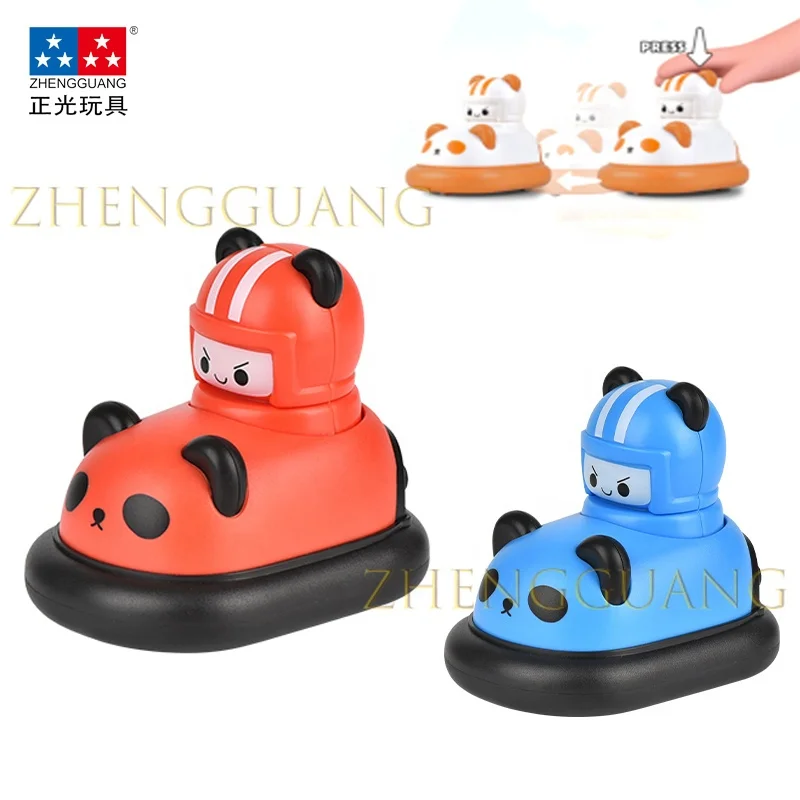 Zhengguang Kids Toys Gifts Diecast Toys Press And Go Bumper Cars Lovely Cartoon Inertial Car Toys For Children