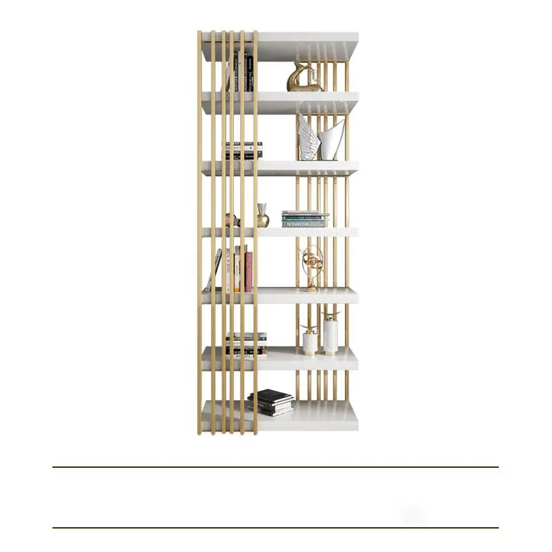  Современный книжный шкаф luxurygold из нержавеющей