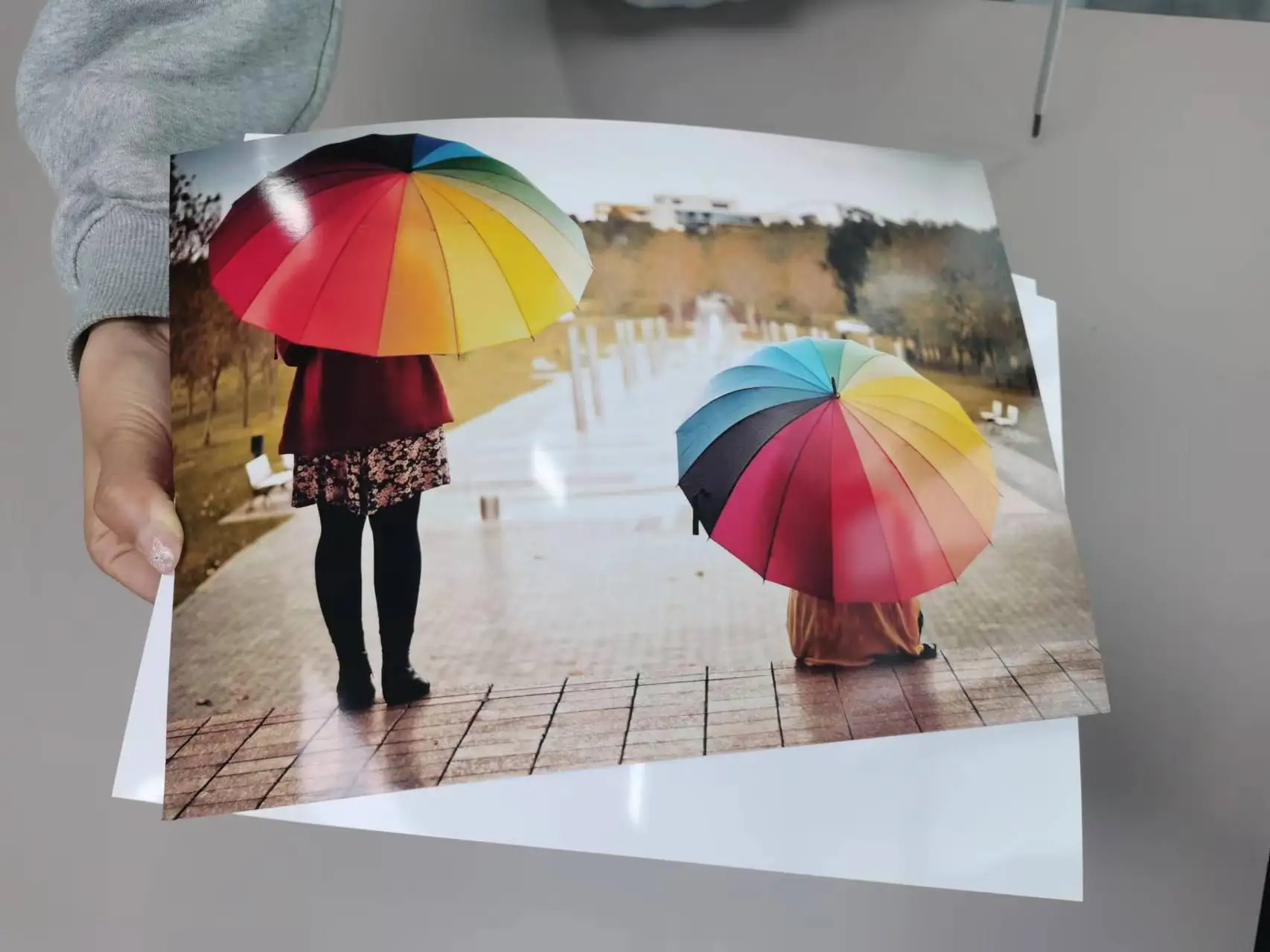 Моментальная сухая двухсторонний глянцевый литой фотобумага размера 180 г A4