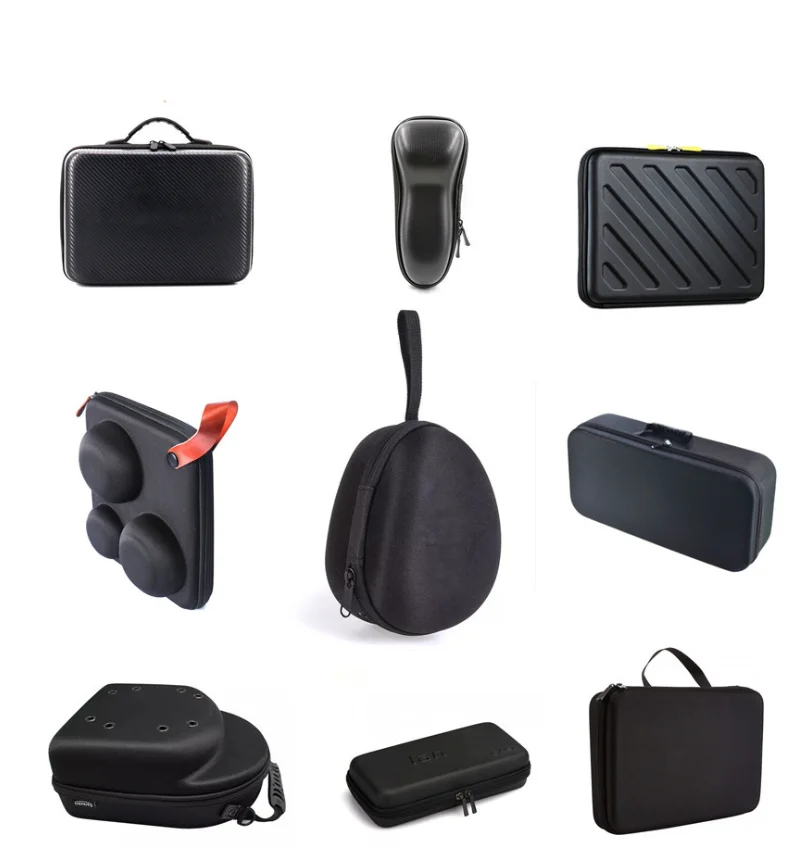 Hot selling customized design small travel carry headphone EVA case headset carry bag earbuds hard soft case eva with foam