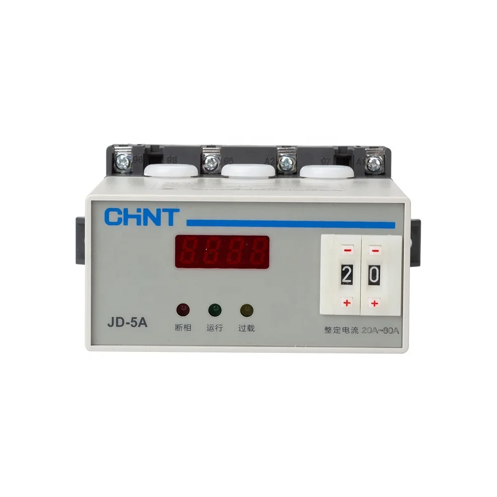 
 Встроенное защитное реле двигателя CHNT JD-5A 20A-80A AC220V  