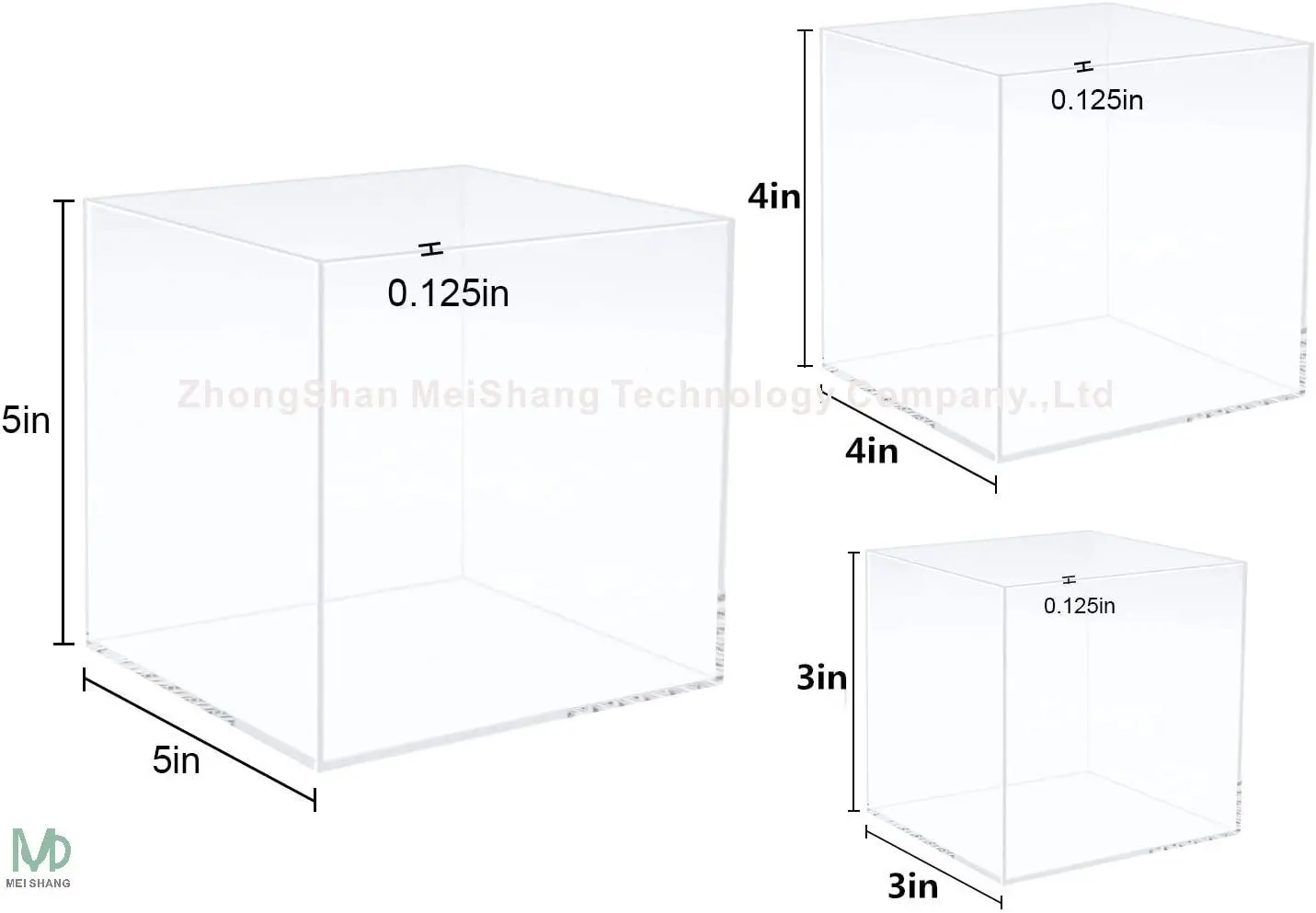 Custom Acrylic Card And Game Cartoon Display Of Box With Magnet Closure Perspex Case