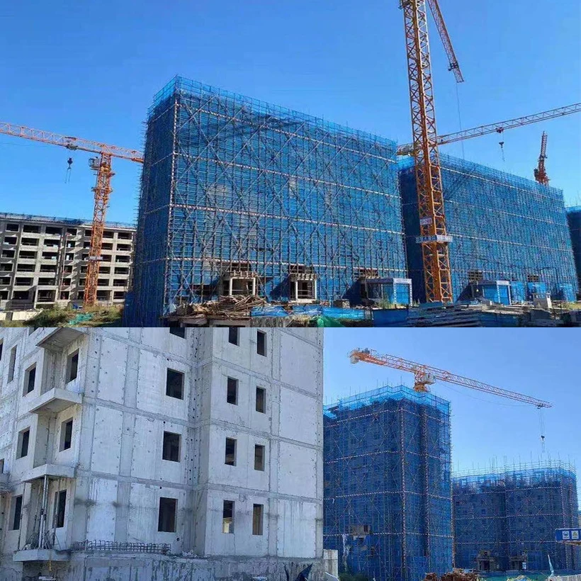 High Quality HDPE Round Wire Mesh Construction Safety Cloth Flame Retardant Safety Net