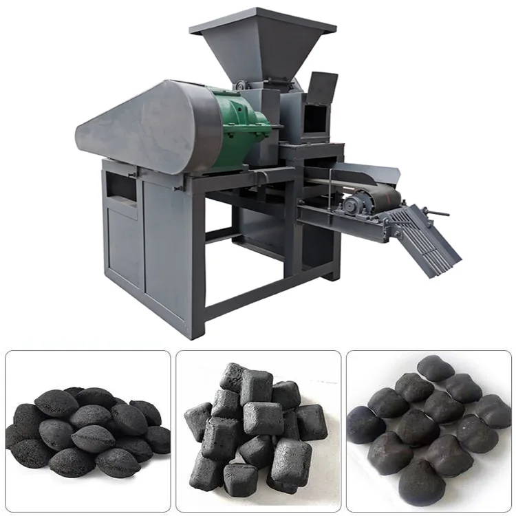 Agricultural Waste Coal Powder Sawdust Wood Charcoal Biomass Extruder Stick Briquette Press Making Machines Manufacturing Price