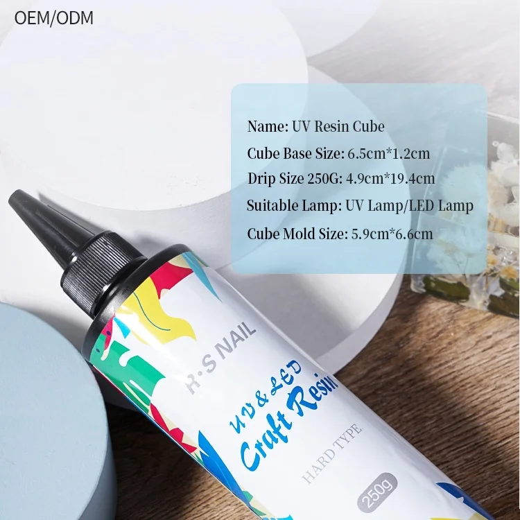 OEM R S NAIL High No Bubble Odorless No Heat Dry Fast Hard UV Resin Glue UV Resin For Jewelry