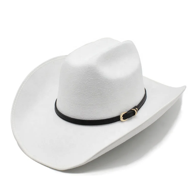 FREE SAMPLE  embroidered logo 100 100% australian wool wide brimwestern jazz felt pro cowboy cowgirl hats For men adult
