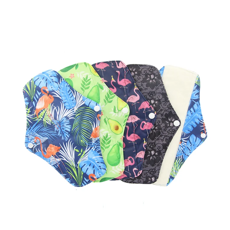  Новый дизайн многоразовые складные гигиенические прокладки менструальный период салфетки органические