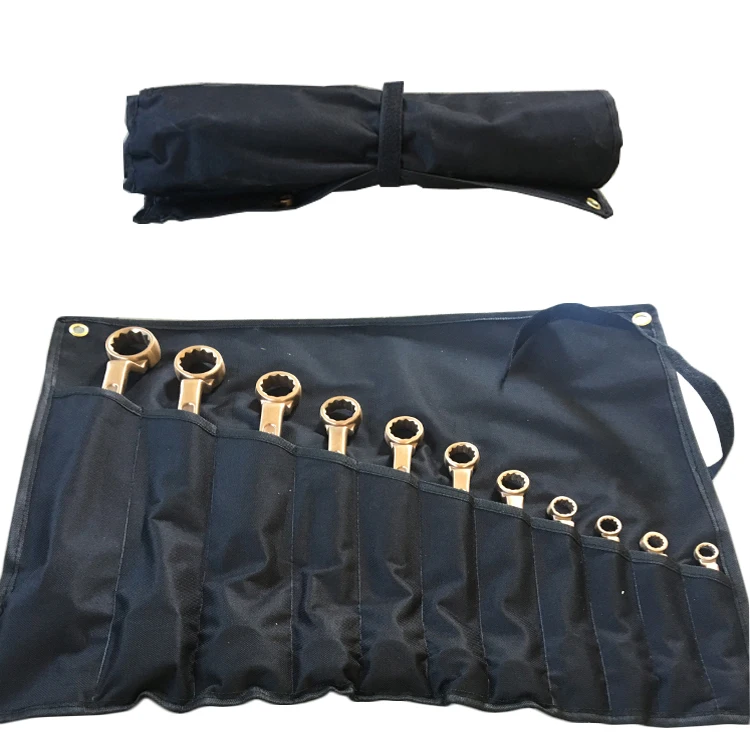 
China manufacturer Non sparking tool sets Copper alloy Double Box Offset Wrench Set-11Pcs 