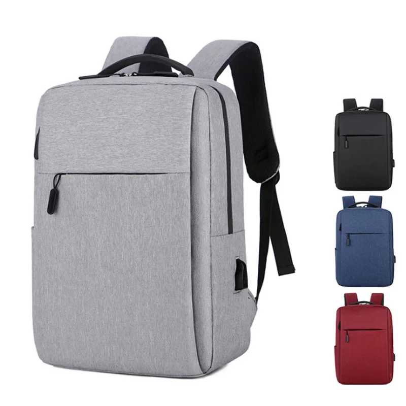2021 new arrival waterproof polyester business laptop backpack bag with USB
