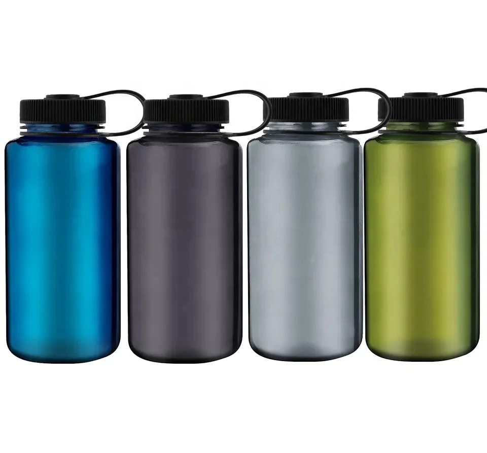 Trending Products 2024 Custom Logo Large Capacity 1L 1000ml 32oz Nalgene Plastic Water Bottle