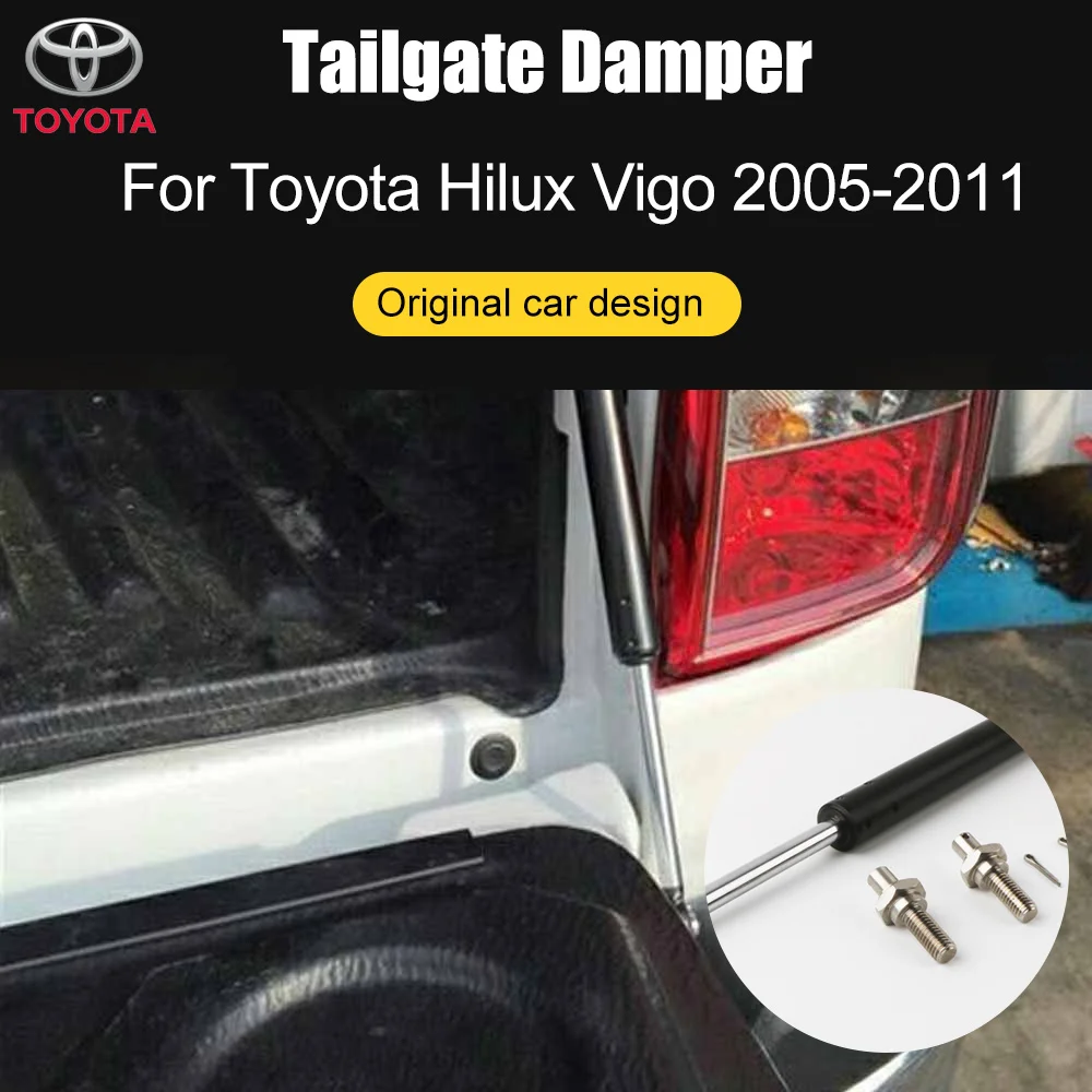 Car Rear Trunk Lift Slow Down Damper Gas Springs Support Lift Gate Struts Tailgate  For TOYOTA Hilux Vigo 2005 2006 2007 2011