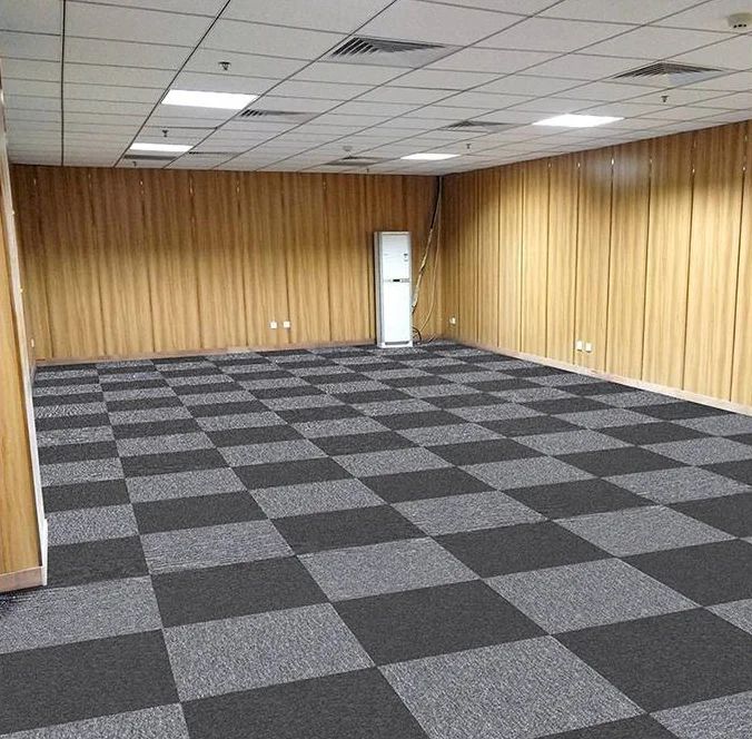 Newly Launched PP Carpet Tiles/Nylon Carpet Tiles/Eco-friendly pvc modern modular bitumen Backing Carpet Tiles Technics Jacquard