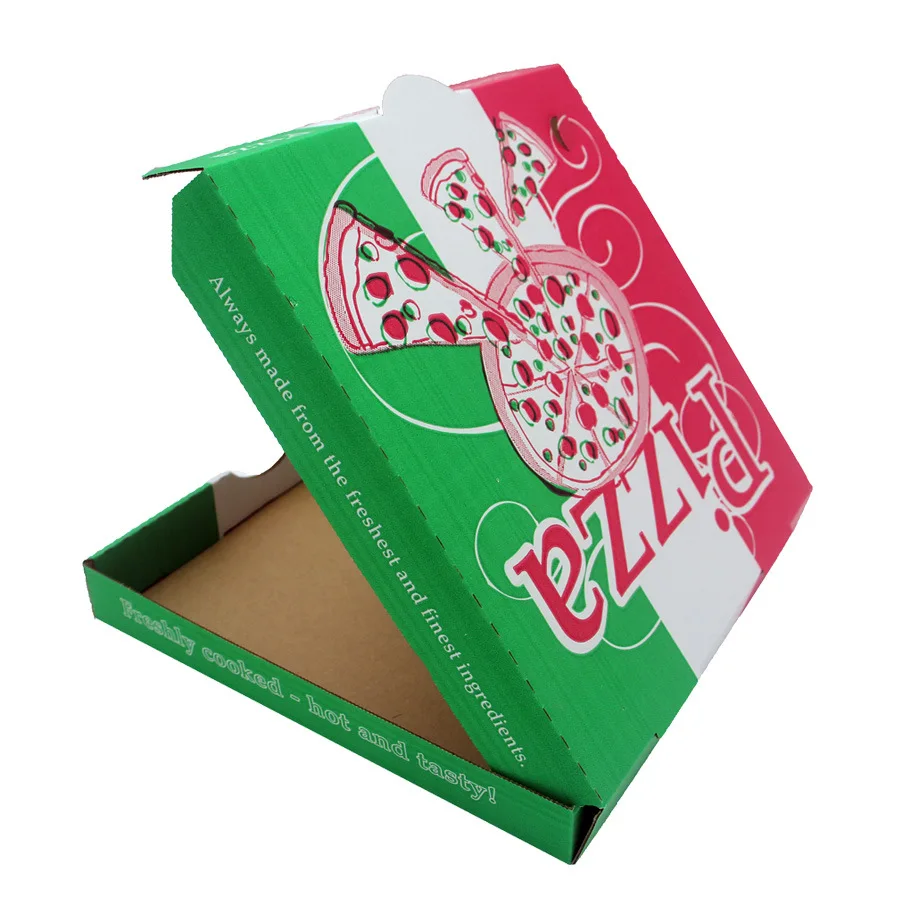 Factory Price Paper Corrugated Board Pizza Box Packaging Takeaway Pizza Box Custom Logo