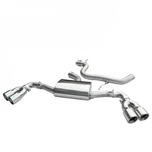 
MAXDO Performance Full Exhaust System Downpipe Stainless Steel Exhaust Valvetronic Catback For Audi TT MK3/8S Exhaust Pipes 