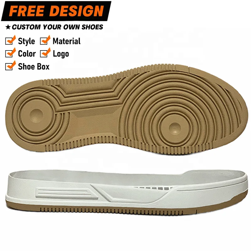 Custom Rubber Sole Casual Shoe Soles OEM Sneaker Outsole Custom Full Size Design Outsole Sneaker Ladies Shoes Sole