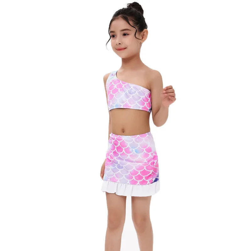 Halloween Carnival Cosplay Costume Kid Children Girl Mermaid Tail For Swimming Party Mermaid Costume Swimwear Swimsuit