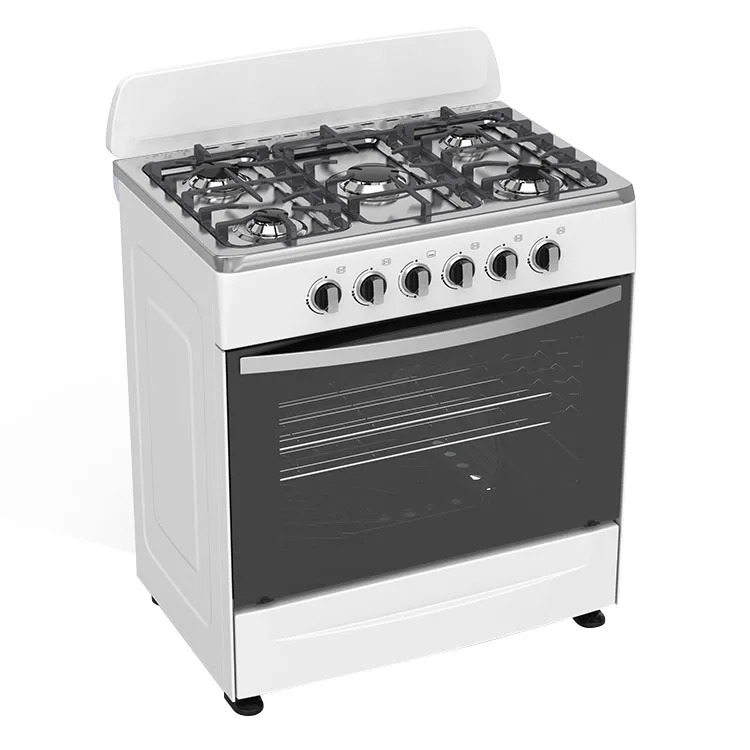 Changhong factory wholesale price oem custom logo household 5 burners gas cooker stove with gas oven