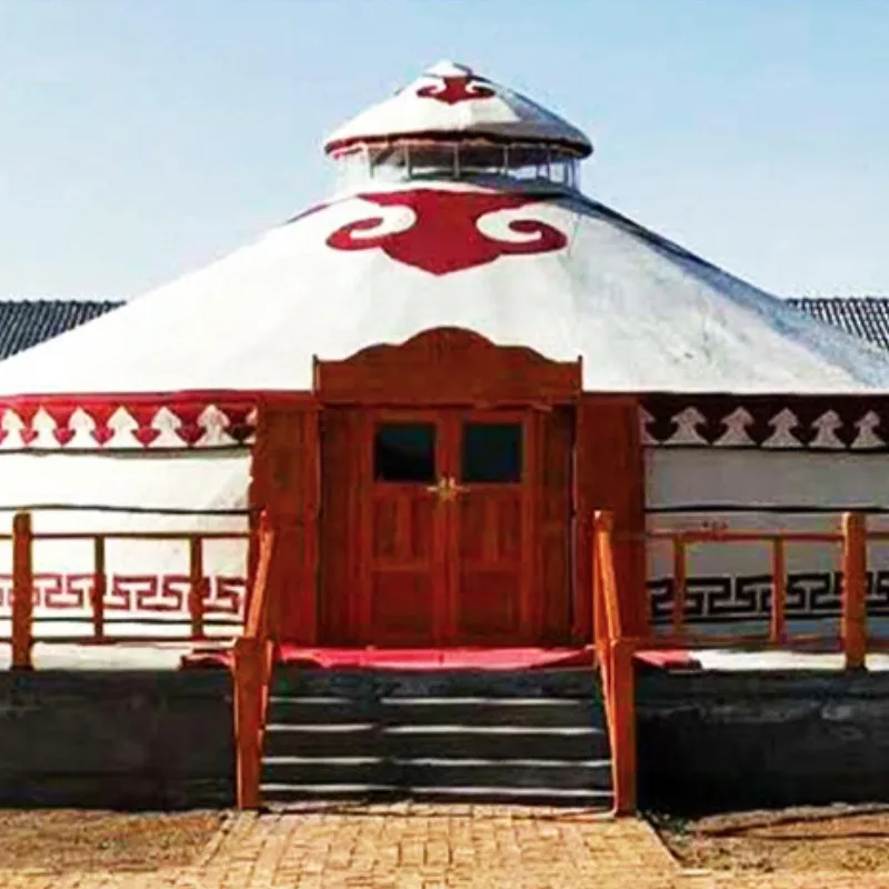 Luxury Mongolian yurt bags made to order windproof prefab mongolian yurt ger