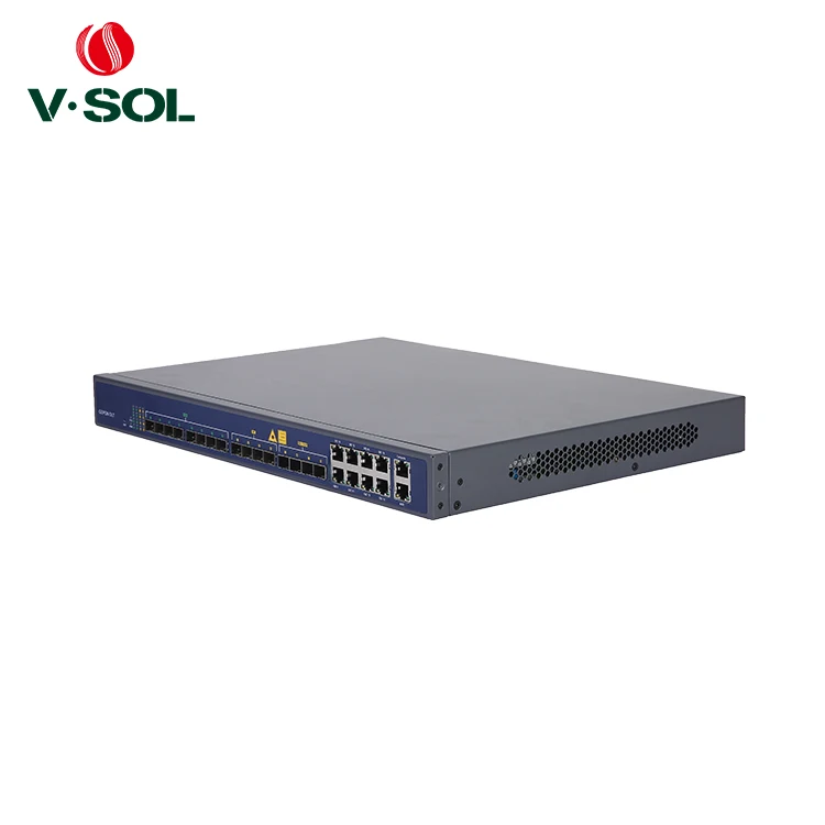 China Supplied FTTH EPON 1U 19inch L3 Route 8 SFP or SFP+ and 8GE UPLINK 8 PON Ports 1:64 Splitting Ratio GEPON OLT with CLI