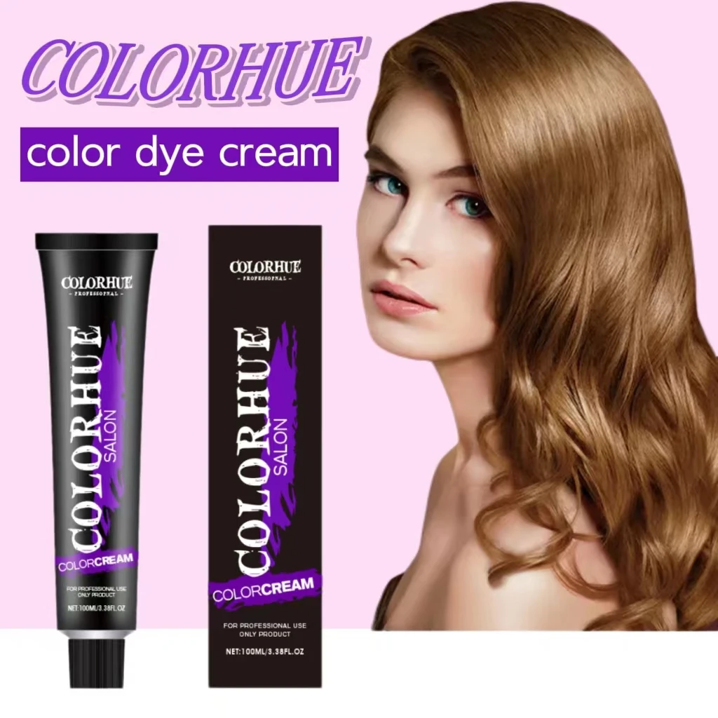 Оптовая продажа фабричное производство PPD бесплатно 69 цветов новый бренд COLORHUE профессиональный крем для волос 100 мл