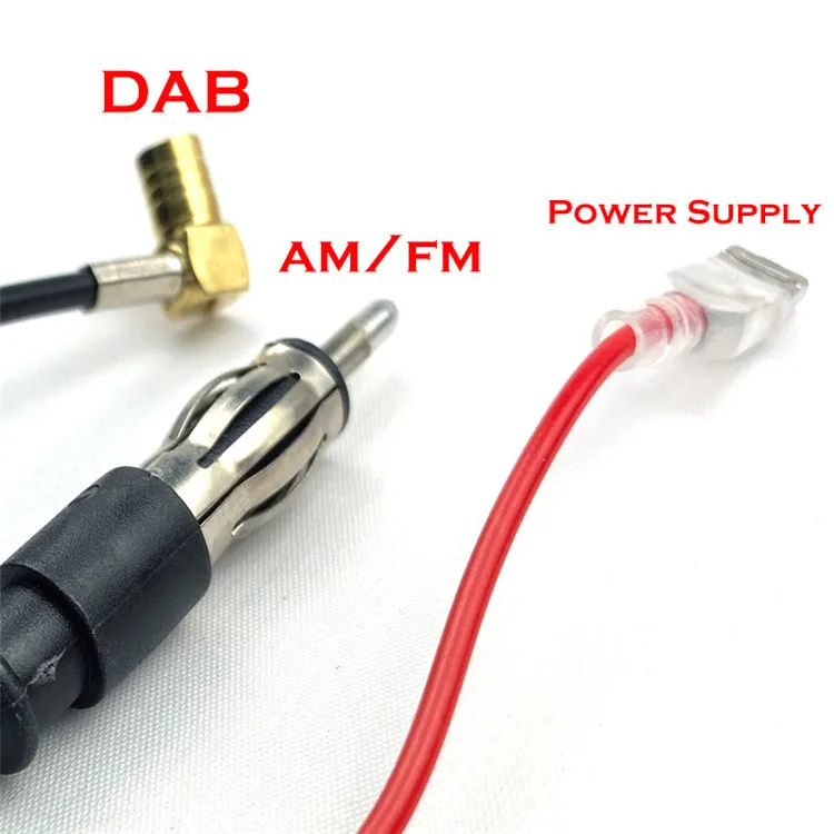 Универсальная цифровая DAB антенна с креплением на крышу усилителем для + AM/FM автомобильного радио