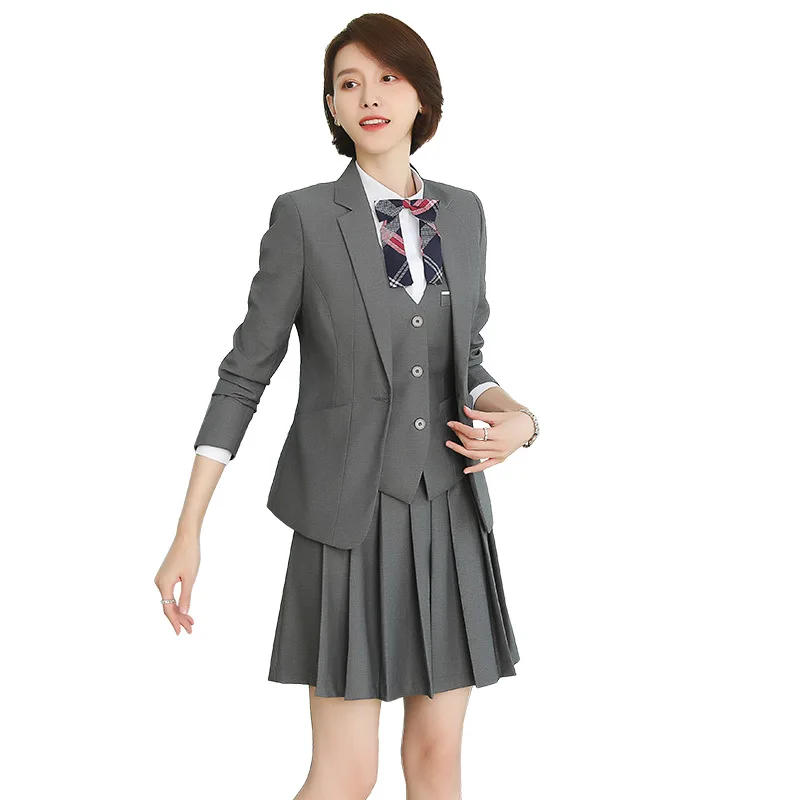 Business suit sets female kindergarten teacher host speech contest clothing professional clothing clothes