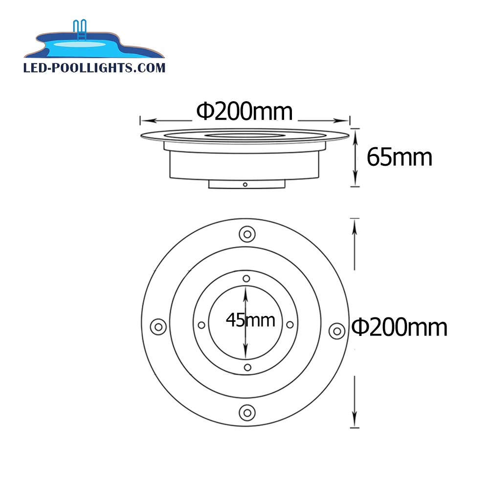 Подводное освещение DMX 12W 24W 36W DC24V светодиодные фонтаны