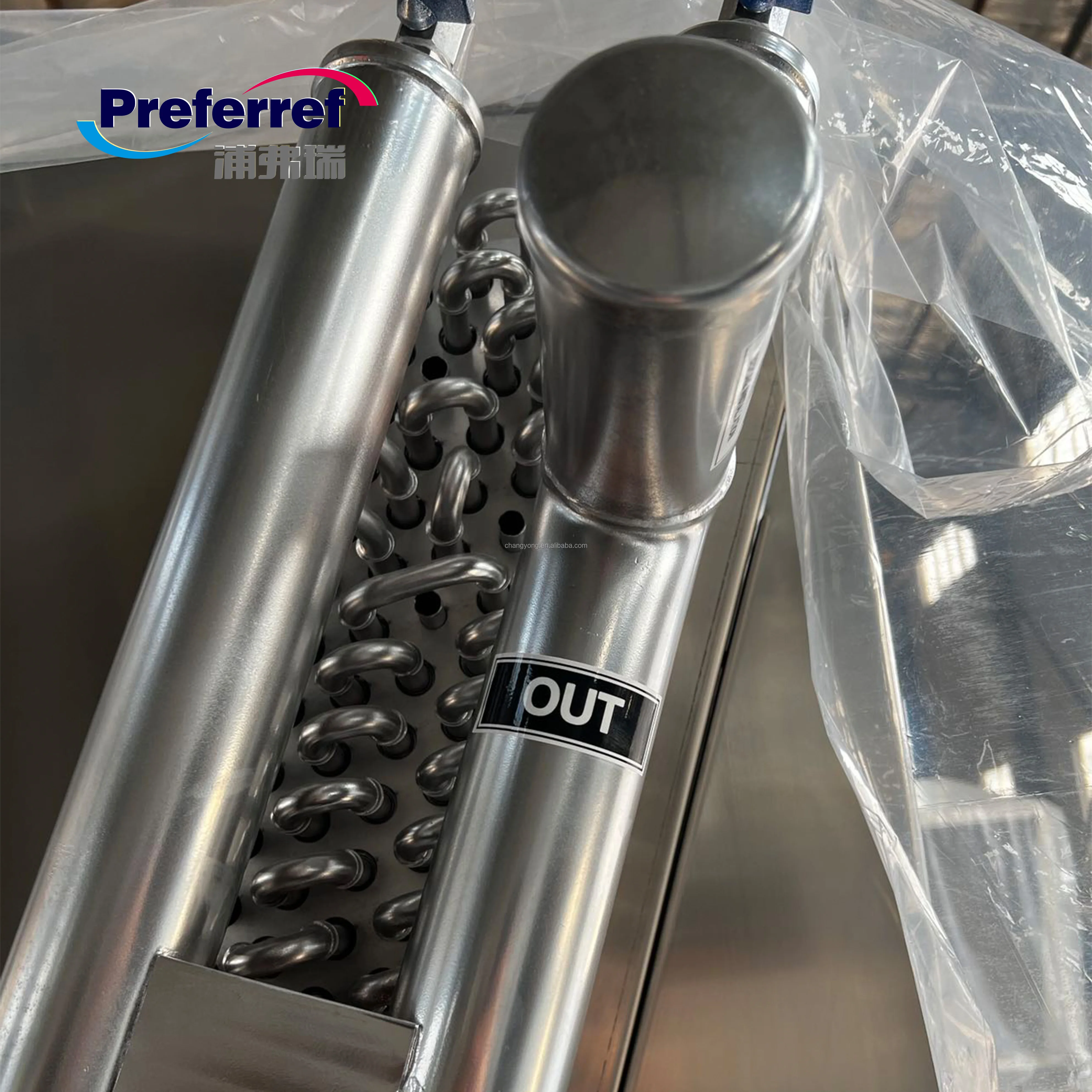 2024 Tube Fin adiabatic coolers 2MW adiabatic cooler with water walls