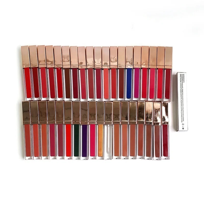 Make your own rose gold liquid lipstick tube pigment liquid matte lipstick waterproof
