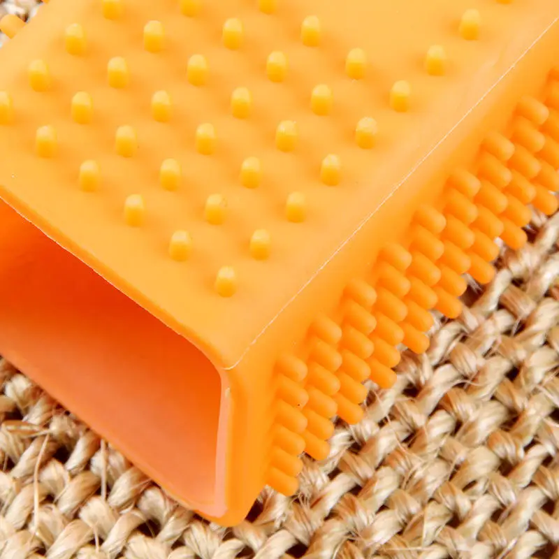 pet dog grooming combing animal fur hair removal dog mini pet hair remover Silicone brush