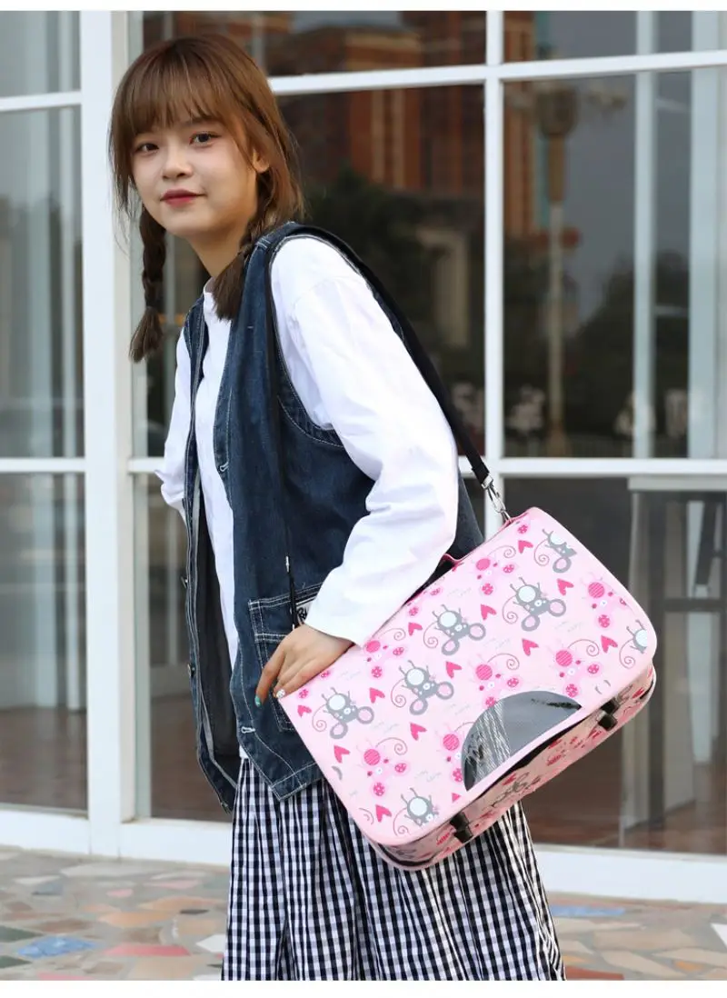 Pet Carrier for Cats,Dogs,Puppy with Airline Approved Soft Sided Pet Carrier Tote Bag for Dog Hot sale products