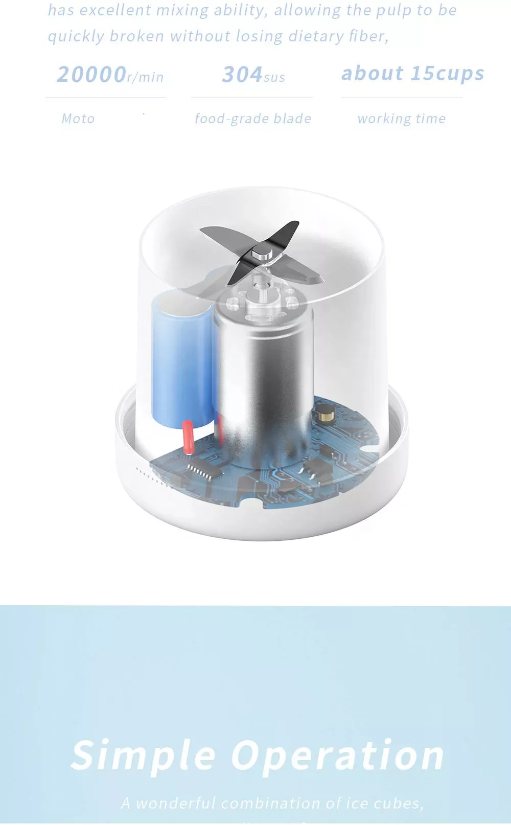 Electric Juicing Cup Portable Small Fruit Juicer Mini Home Multifunctional Rechargeable Portable Juicer