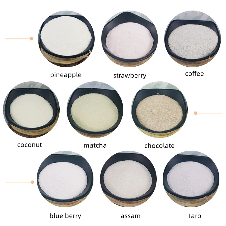 Best Selling Taiwan Instant Ice Coca Boba Milk Foam Tapioca Pearls Tea Powder Rose Oolong Bubble Tea